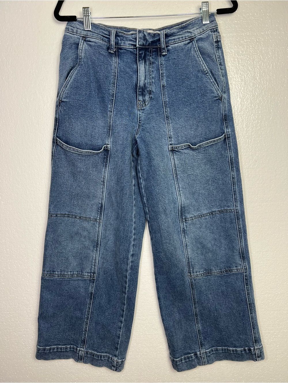 Gloria Vanderbilt Swan Series Wide Leg Crop Jeans size 4